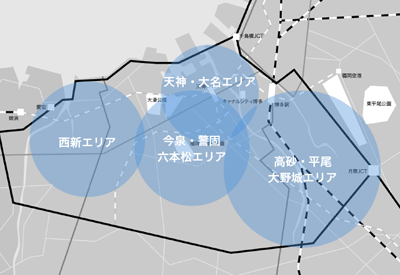 福岡分布地図